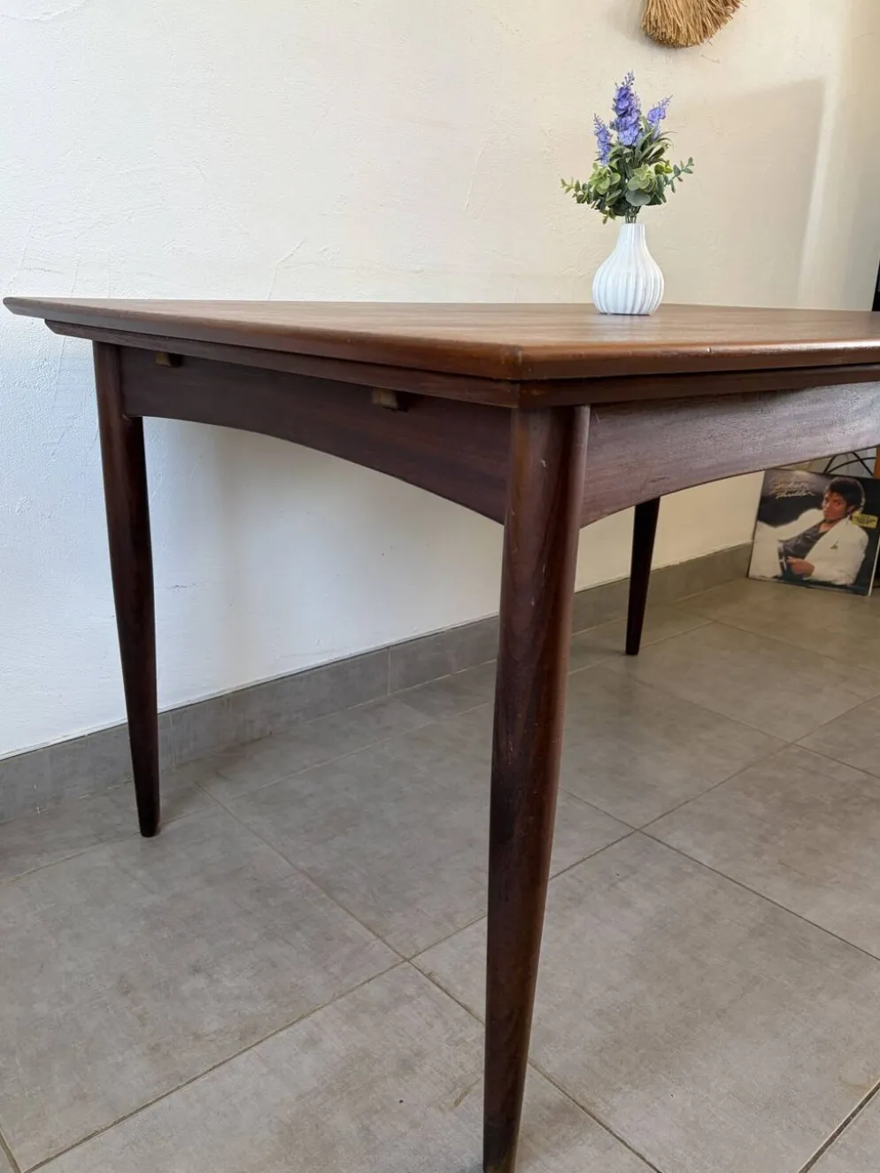 Table scandinave en teck Samcom
