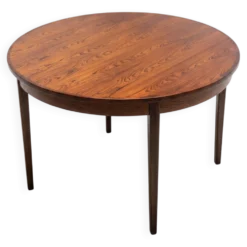 Table scandinave extensible en palissandre de Rio - 1960