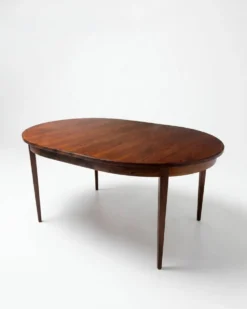 Table scandinave extensible en palissandre de Rio - 1960