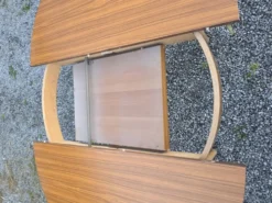 Table scandinave extensible en teck des années 60