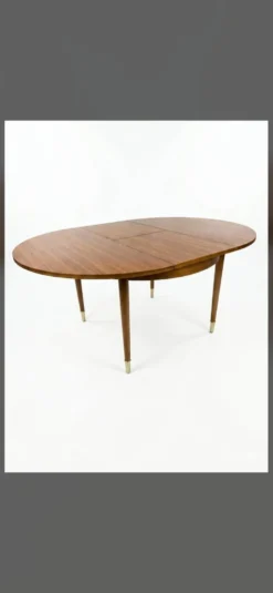Table scandinave extensible en teck des années 60