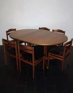 Table scandinave extensible Niels Otto Moller, 1960