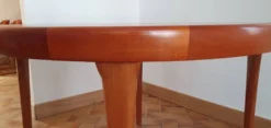 Table scandinave vintage extensible double rallonge
