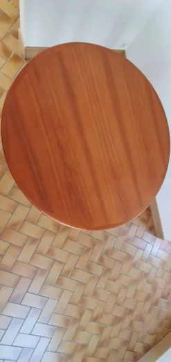 Table scandinave vintage extensible double rallonge