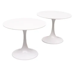 Tables d'appoint Arkana Tulip design Maurice Burke années 1970 Angleterre