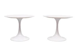 Tables d'appoint Arkana Tulip design Maurice Burke années 1970 Angleterre