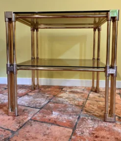 Tables d'appoint/chevets Hollywood Regency Design 70s