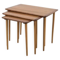 Tables d'appoint danoises, ensemble de 3