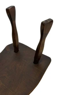 Tables d'appoint en bois organique de style Mid-Century, vers 1960, inspiration brutaliste wabi-sabi