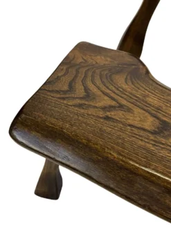 Tables d'appoint en bois organique de style Mid-Century, vers 1960, inspiration brutaliste wabi-sabi