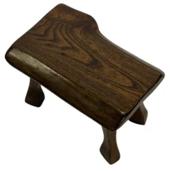 Tables d'appoint en bois organique de style Mid-Century, vers 1960, inspiration brutaliste wabi-sabi