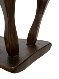 Tables d'appoint en bois organique de style Mid-Century, vers 1960, inspiration brutaliste wabi-sabi