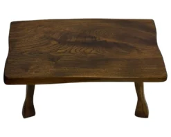 Tables d'appoint en bois organique de style Mid-Century, vers 1960, inspiration brutaliste wabi-sabi