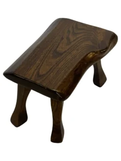Tables d'appoint en bois organique de style Mid-Century, vers 1960, inspiration brutaliste wabi-sabi
