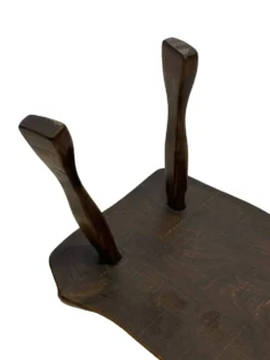 Tables d'appoint en bois organique de style Mid-Century, vers 1960, inspiration brutaliste wabi-sabi