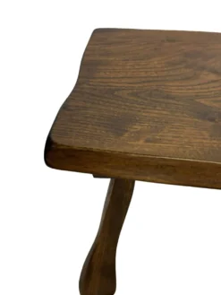 Tables d'appoint en bois organique de style Mid-Century, vers 1960, inspiration brutaliste wabi-sabi