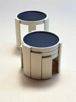 Tables d'appoint gigognes 'Modèle 780', Gianfranco Frattini, Cassina, Italie, années 1960