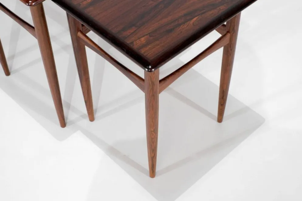 Tables d'appoint par Kai Kristiansen pour Skovmand & Andersen Danemark 1960