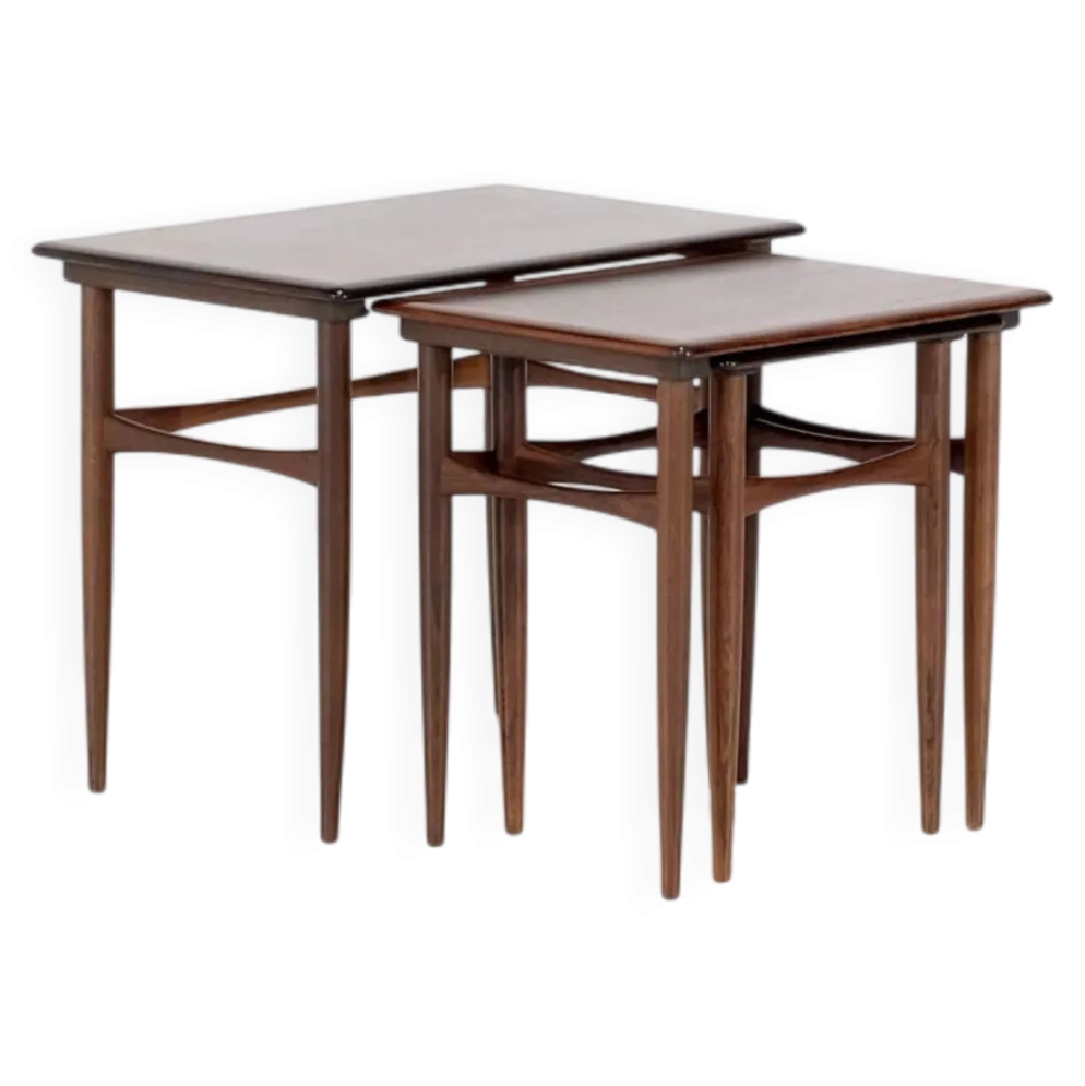 Tables d'appoint par Kai Kristiansen pour Skovmand & Andersen Danemark 1960