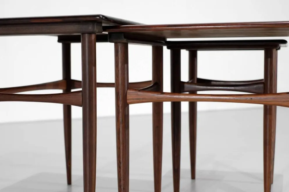 Tables d'appoint par Kai Kristiansen pour Skovmand & Andersen Danemark 1960