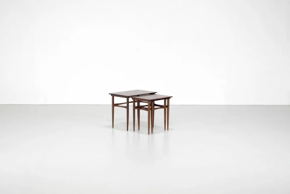 Tables d'appoint par Kai Kristiansen pour Skovmand & Andersen Danemark 1960
