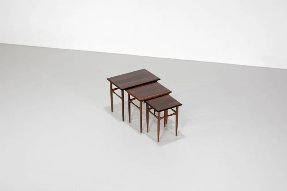 Tables d'appoint par Kai Kristiansen pour Skovmand & Andersen Danemark 1960