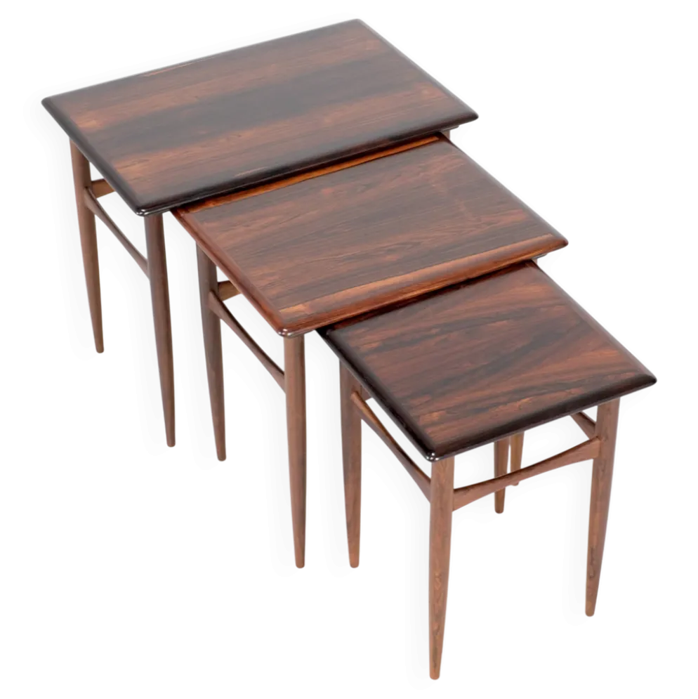 Tables d'appoint par Kai Kristiansen pour Skovmand & Andersen Danemark 1960