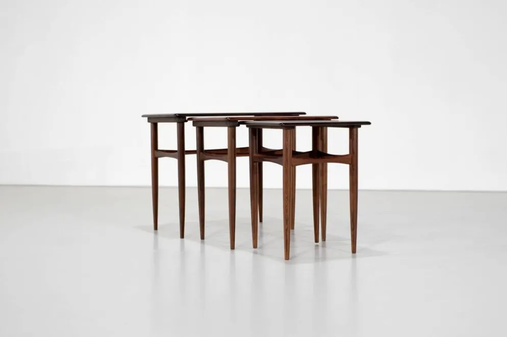 Tables d'appoint par Kai Kristiansen pour Skovmand & Andersen Danemark 1960