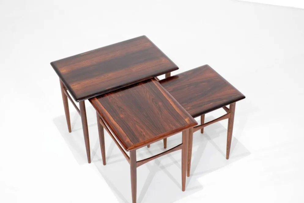 Tables d'appoint par Kai Kristiansen pour Skovmand & Andersen Danemark 1960