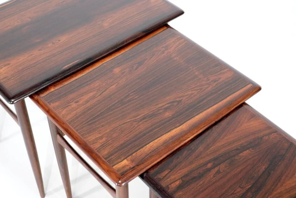 Tables d'appoint par Kai Kristiansen pour Skovmand & Andersen Danemark 1960