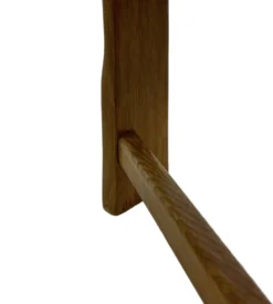 Tables d'appoint scandinaves vintage en bois massif des années 1970