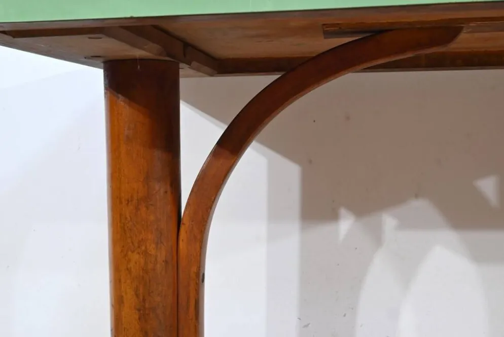 Tables de bistro en stratifié et hêtre – 1950