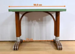 Tables de bistro en stratifié et hêtre – 1950