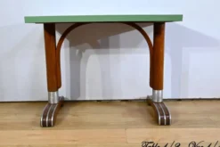 Tables de bistro en stratifié et hêtre – 1950