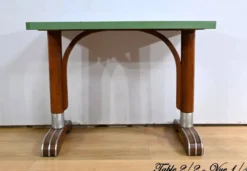 Tables de bistro en stratifié et hêtre – 1950