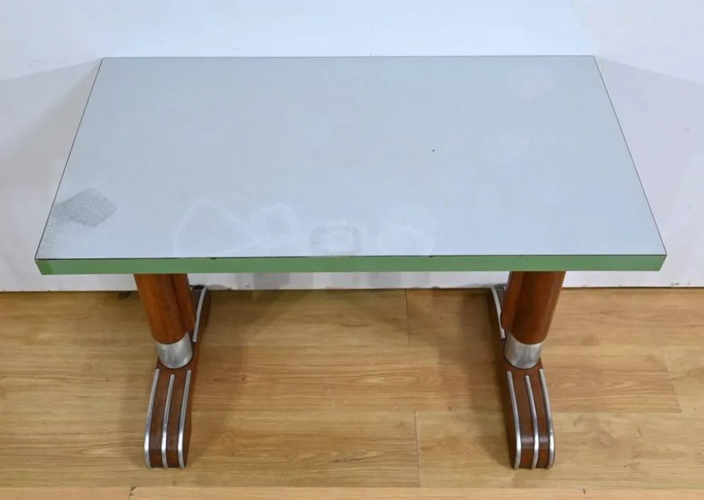 Tables de bistro en stratifié et hêtre – 1950