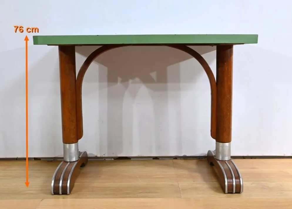 Tables de bistro en stratifié et hêtre – 1950