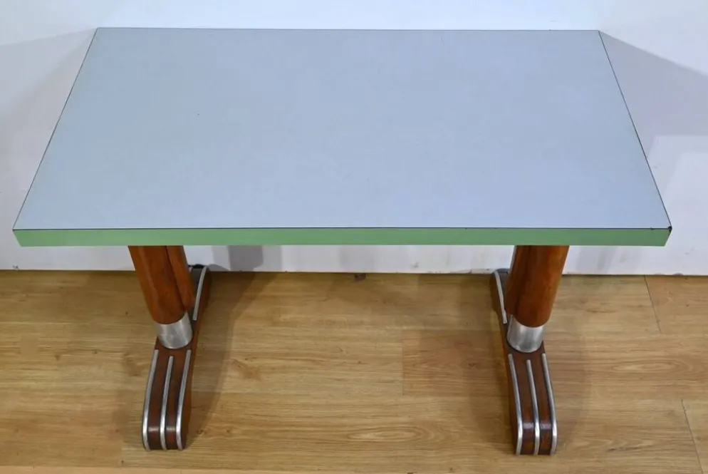 Tables de bistro en stratifié et hêtre – 1950