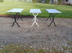 3 Tables de Bistrot Fonte et Bois