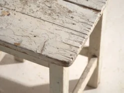 Tables de chevet anciennes en bois de pin – Europe centrale, vers 1940 #10