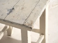 Tables de chevet anciennes en bois de pin – Europe centrale, vers 1940 #10