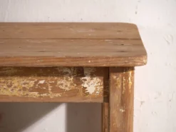 Tables de chevet anciennes en bois de pin – Europe centrale, vers 1940 #2