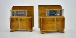 Tables de chevet Art Déco des années 1939, Tchécoslovaquie