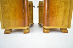 Tables de chevet Art Déco des années 1939, Tchécoslovaquie