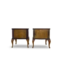 Tables de chevet/commodes Chippendale italiennes, années 1940/1950.