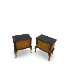 Tables de chevet/commodes Chippendale italiennes, années 1940/1950.