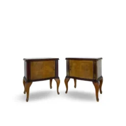 Tables de chevet/commodes Chippendale italiennes, années 1940/1950.