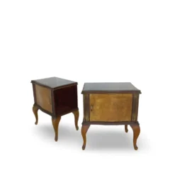 Tables de chevet/commodes Chippendale italiennes, années 1940/1950.