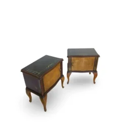 Tables de chevet/commodes Chippendale italiennes, années 1940/1950.