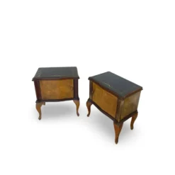 Tables de chevet/commodes Chippendale italiennes, années 1940/1950.
